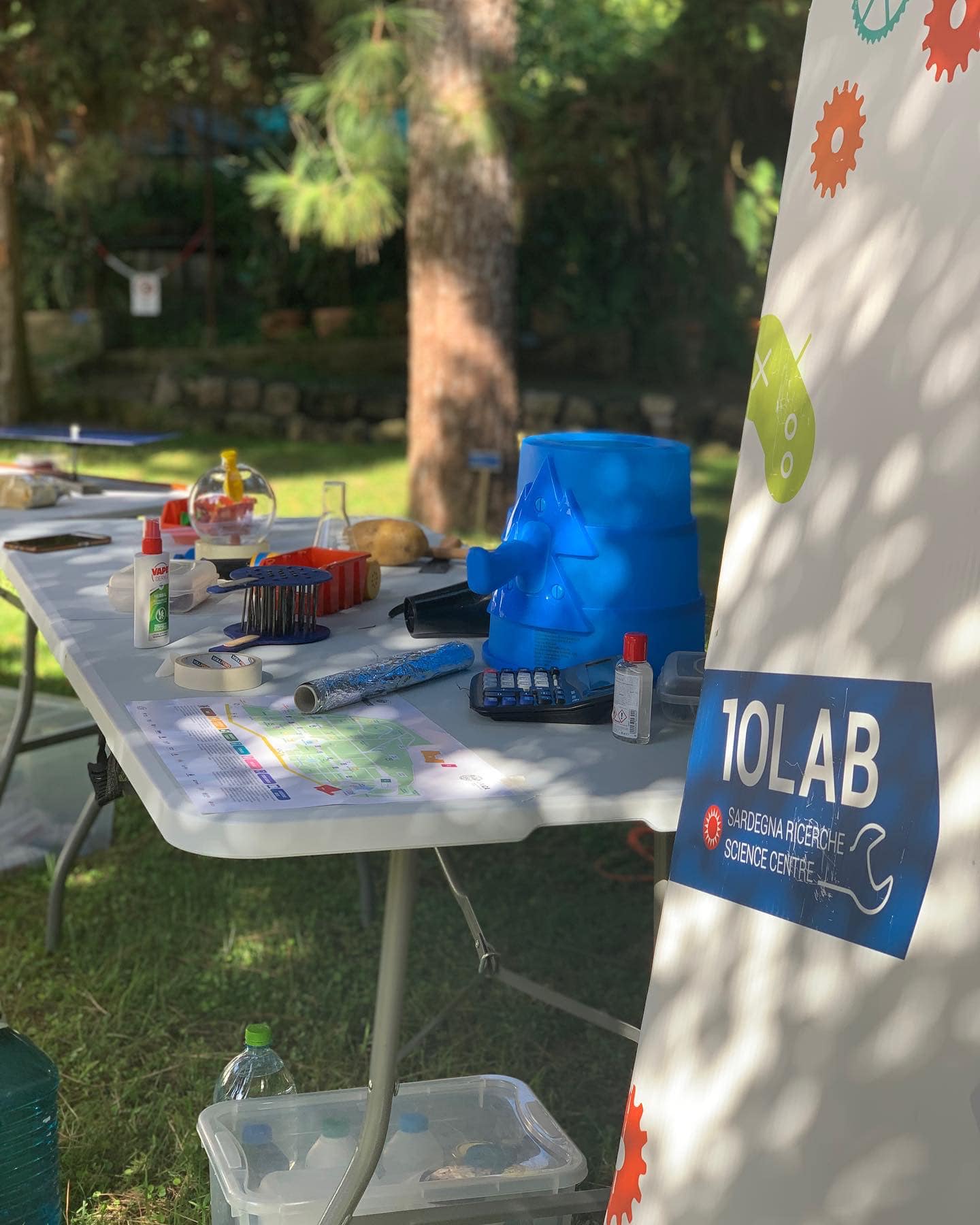 Lo stand di 10lab di Sardegna Ricerche