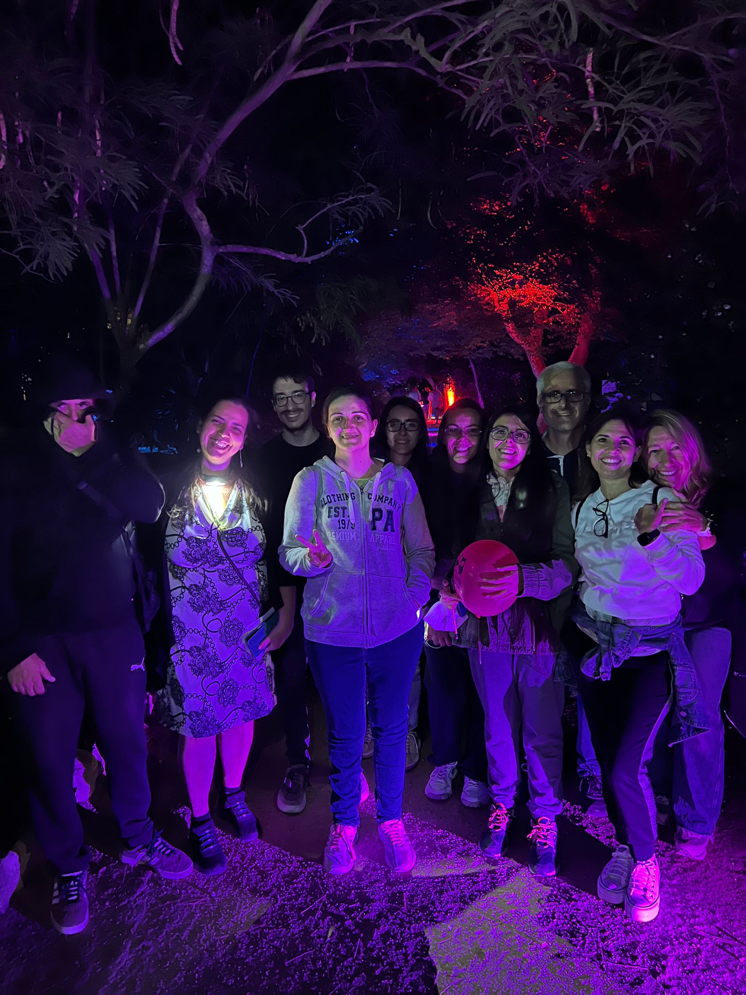 La squadra vincitrice del primo turno della Adventure night: Spagna