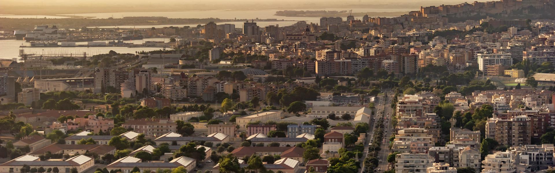 cagliari dall'alto