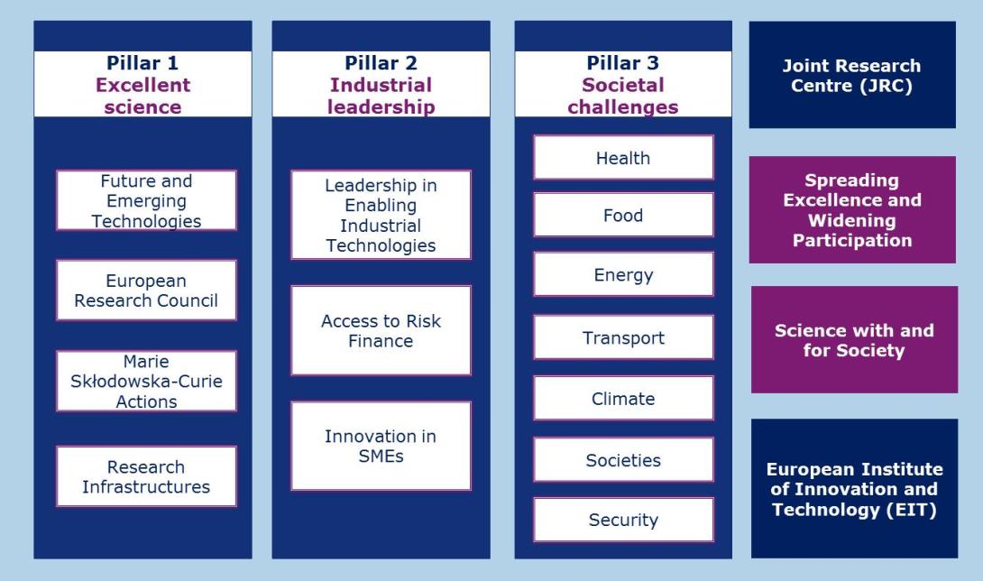 struttura horizon 2020