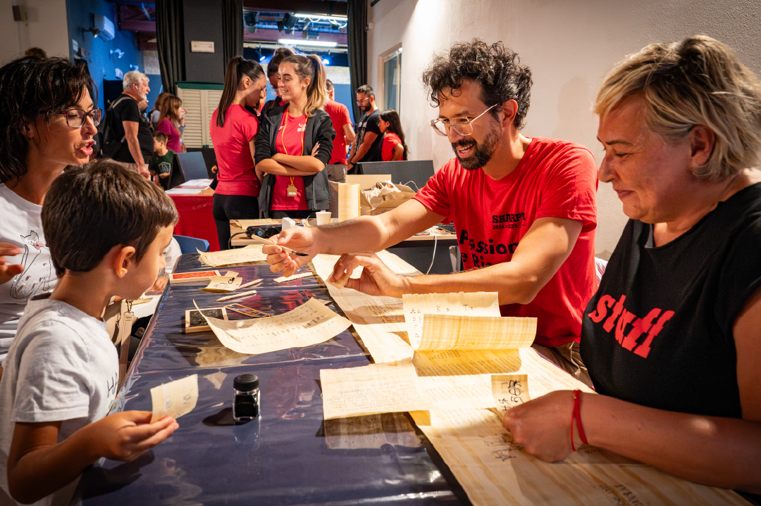 Un momento della manifestazione Sharper