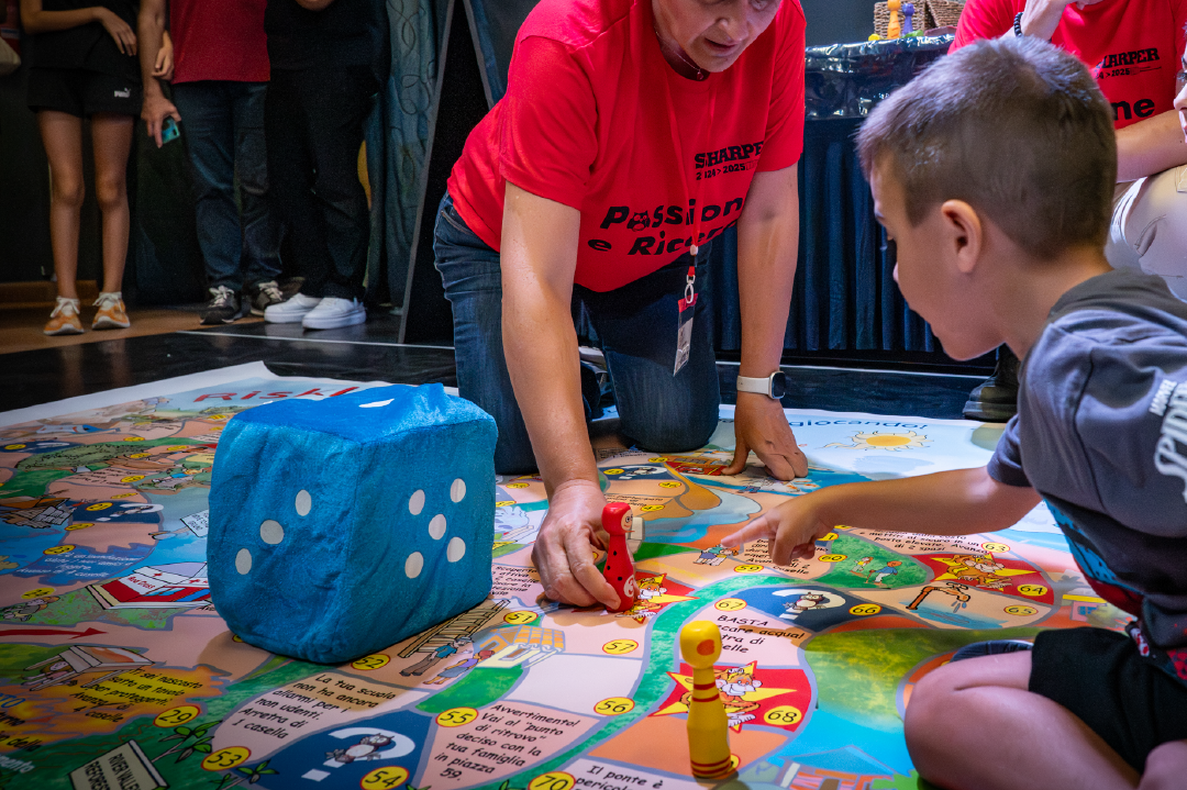Un momento della manifestazione Sharper