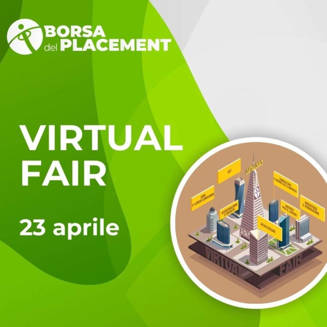 Locandina evento Virtual Fair del 23 aprile 2026